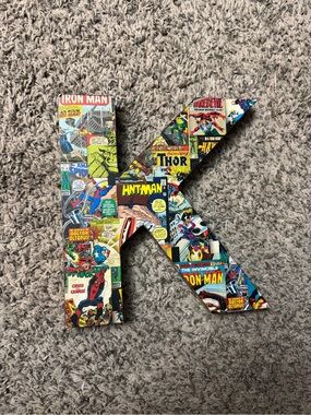Marvel Comic Letter K